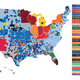 Illustration for article titled Facebook Data Give Us The Best Fandom Map of the NCAA Tournament